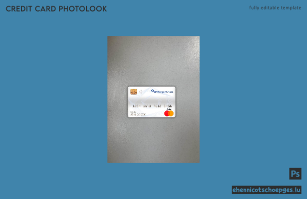 Kanada JP Morgan Chase Bank Master Debitkarte Fotoansicht Beispielvorschau